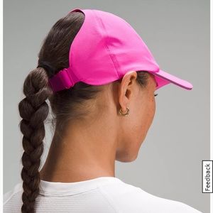 Lulu Lemon Fast and Free Ponytail running hat cap